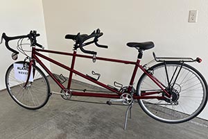 Photo of a 2002 customized Rodriguez Test Pilot Tandem Bicycle For Sale