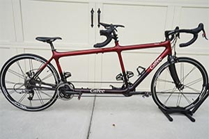 Photo of a 2014 Calfee Tetra Carbon Tandem Bicycle For Sale