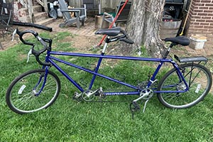 Photo of a Burley Rock N’Roll Tandem Bicycle For Sale