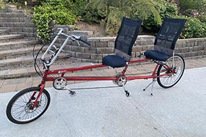 Photo of a Sun EZ Recumbent Tandem Bicycle For Sale