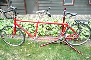 Photo of a 2016 Ferrari Red Co-Motion Robusta Tandem Bicycle For Sale