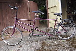 Photo of a Montague Folding Tandem Bicycle For Sale