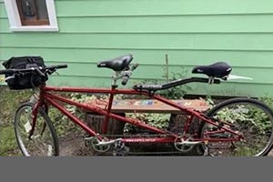 Photo of a Burley Rock and Roll Tandem Bicycle For Sale