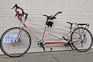 Photo of a Cannondale RT1000 L/S Tandem Bicycle For Sale