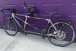 Photo of a Santana Beyond PHD - Titanium/Carbon Fiber Tandem Bicycle For Sale