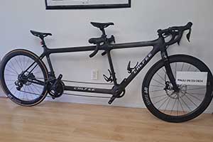 Photo of a 2022 Calfee Tetra Medium Tandem Bicycle For Sale