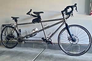 Photo of a Seven Cycles Titanium Tandem Bicycle For Sale