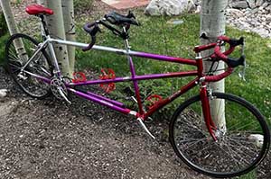 Photo of a Erickson Travel - Custom Paint Tandem Bicycle For Sale