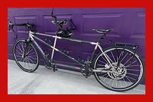 Photo of a Santana Beyond PHD - Titanium/Carbon Fiber Tandem Bicycle For Sale