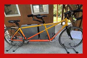 Photo of a 2007 Santana Ti Team w/couplers and cases Tandem Bicycle For Sale