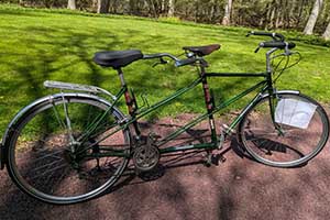 Photo of a 1970s French Tandem Bicycle For Sale
