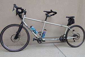 Photo of a 2018 Co-Motion Carrera Co-Pilot w/Draftmaster 3-Bike Rack Tandem Bicycle For Sale