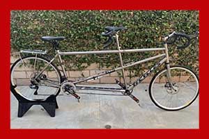 Photo of a TiCycles Custom Tandem Bicycle For Sale