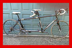 Photo of a Land Shark Pro Carbon S&S Couplers Tandem Bicycle For Sale